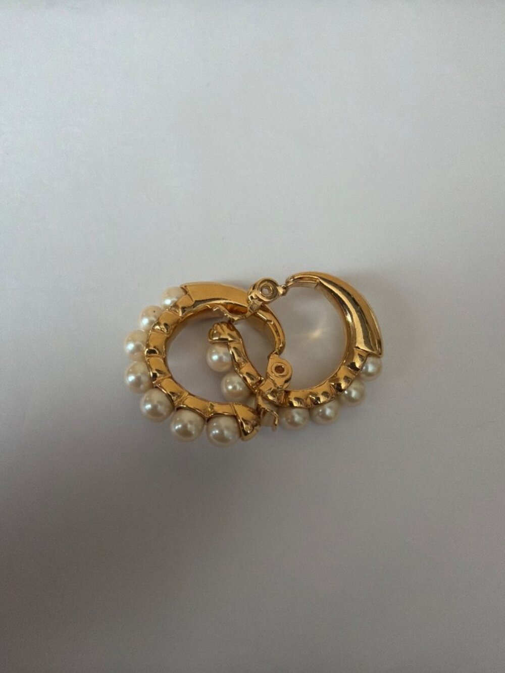 Vintage Monet & Erwin Clip On Earring Lot of 4 Pairs Gold Silver Designer - Picture 5 of 16